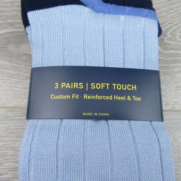 Polo Ralph Lauren Soft Touch Rib Dress Socks Men's Size 6-12.5 (3 PAIRS) NEW - Picture 4 of 13